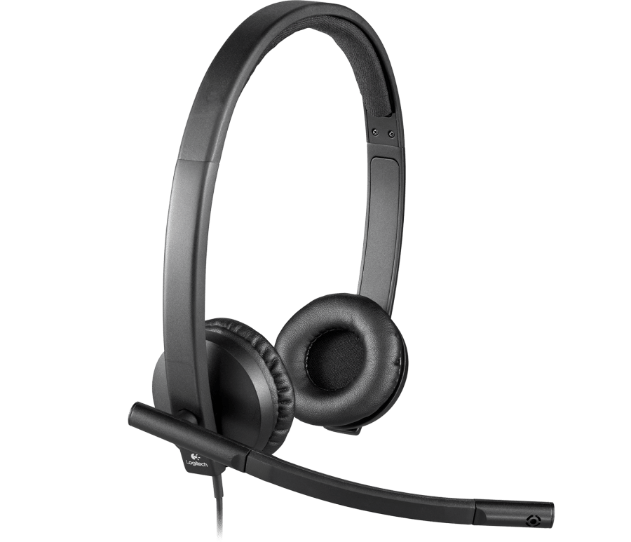 Logitech H570e Wired Headset, Stereo Headphones with Noise-Cancelling Microphone - DokanTech #