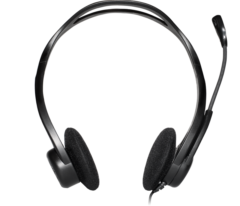 Logitech 960 USB PC Headset, Black - DokanTech #