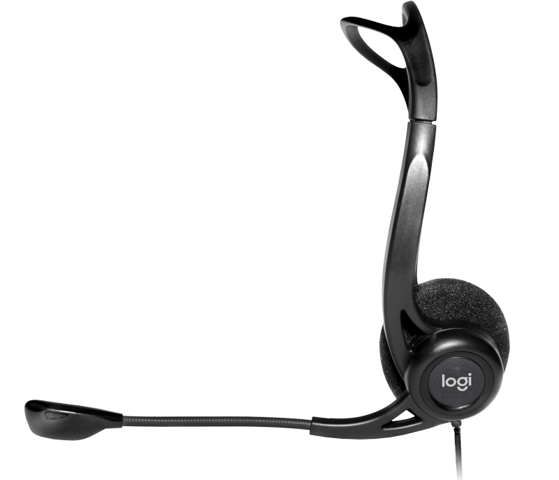 Logitech 960 USB PC Headset, Black - DokanTech #