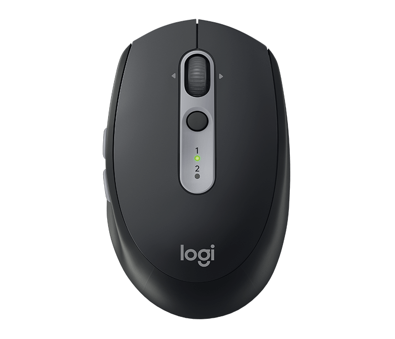 Logitech M590 silent wireless mouse – side profile