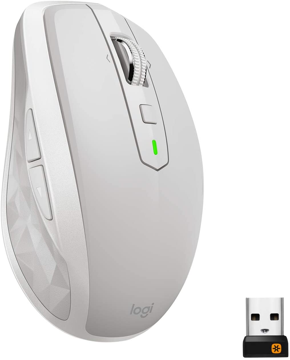 Logitech MX Anywhere 2S – compact on laptop desk