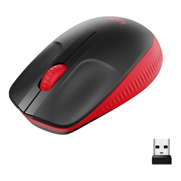 Logitech M190 Wireless Mouse Full Size Ambidextrous Curve Design - DokanTech #