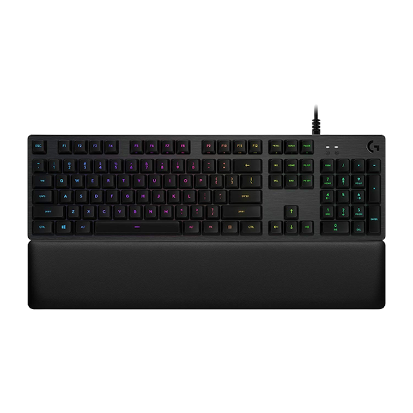 Logitech G513 RGB mechanical gaming keyboard – front view