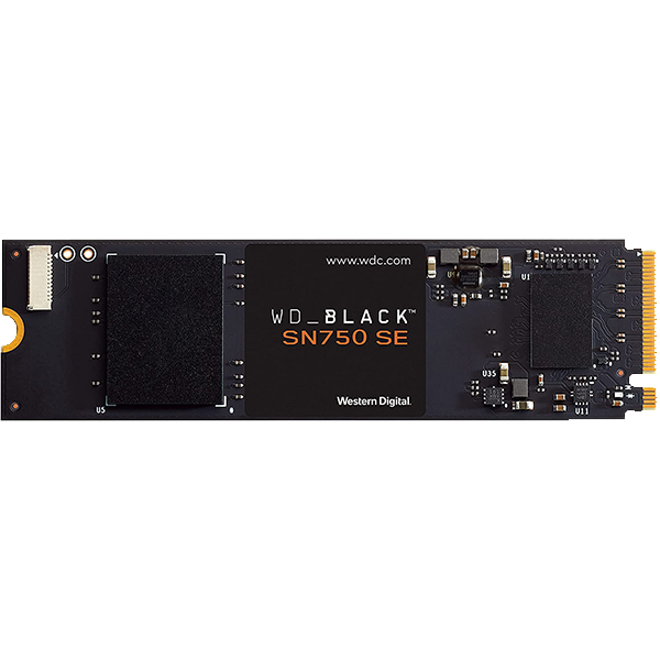 WD Black SN850 NVMe SSD 1TB Gen4 – front view