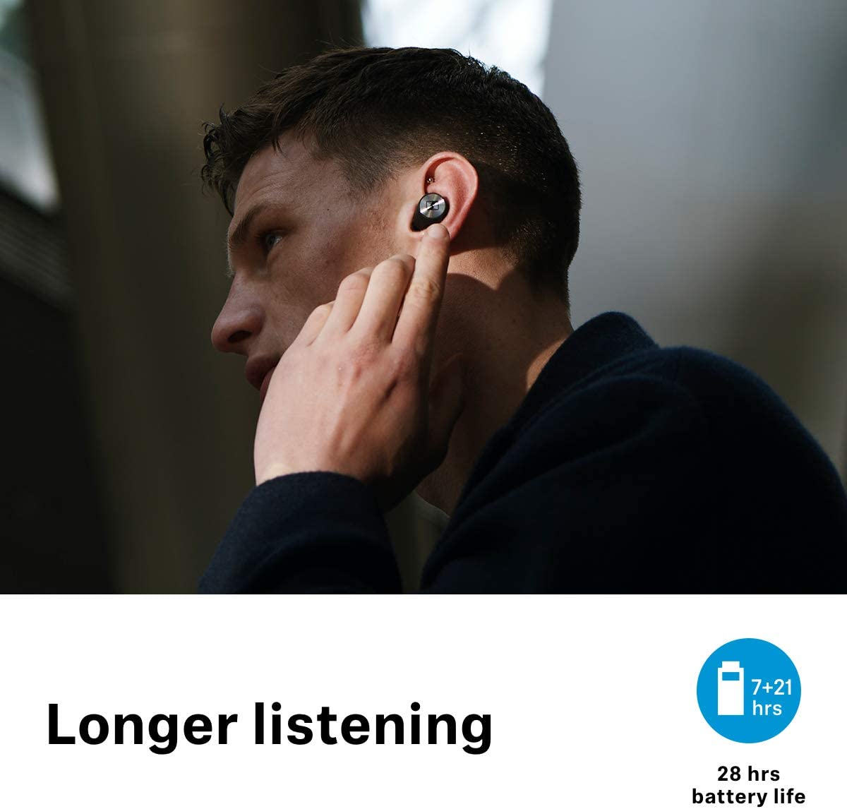 Sennheiser MTW2 earbuds – wearing lifestyle