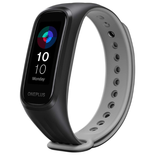 OnePlus Band IP68 health tracker – front view black