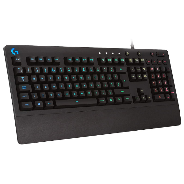 Logitech G213 Prodigy RGB gaming keyboard – front view