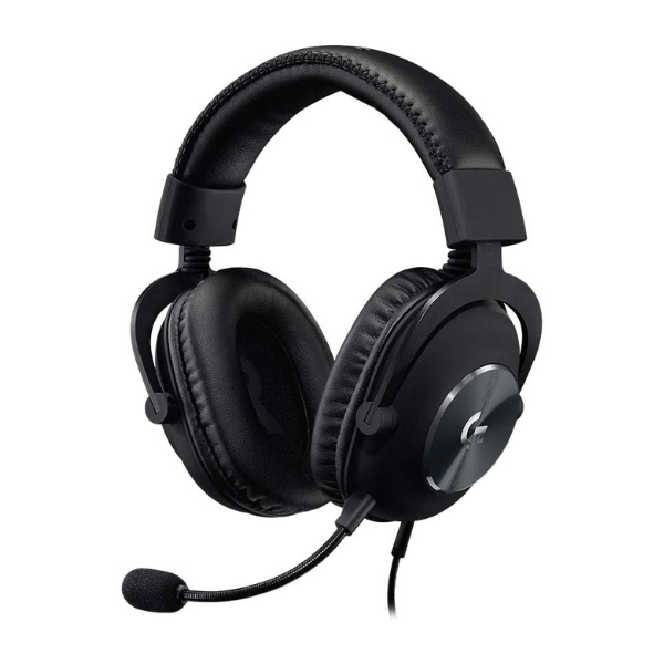 Logitech G Pro X gaming headset – front view black