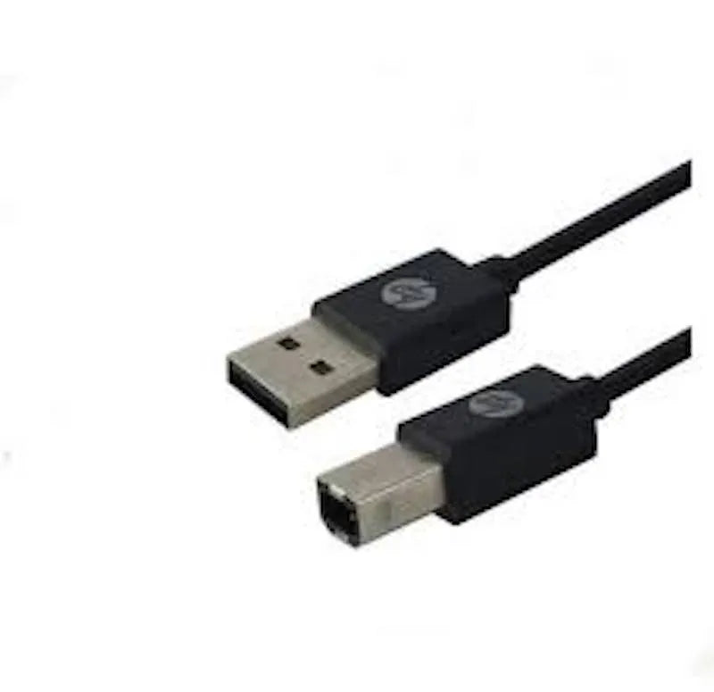 كابل طابعة HP USB-A إلى USB-B v2.0 بطول 1.5 متر - أسود 