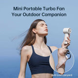 JisuLife Pro1 Handheld Fan 3600mAh – turbo fan blades
