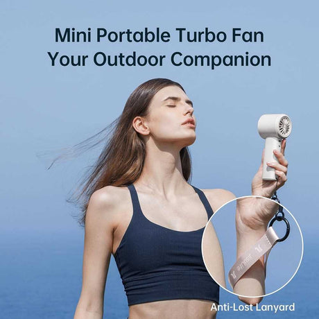 JisuLife Pro1 Handheld Fan 3600mAh – turbo fan blades