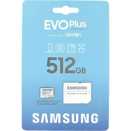 Samsung EVO Plus  microSDXC 512GB 130MB/s