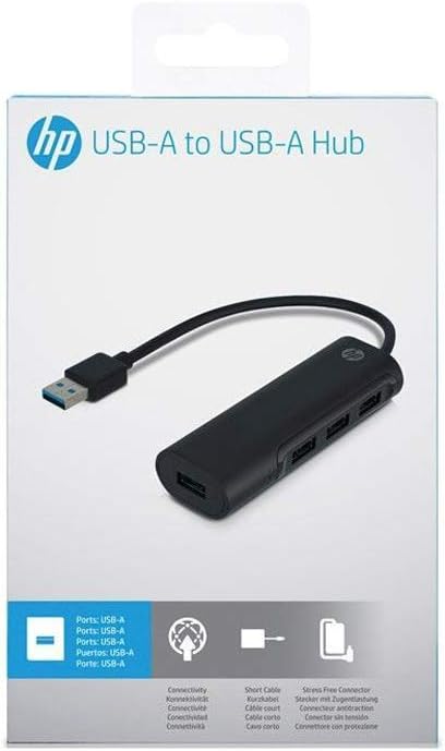 HP USB-A to USB-A 4-Port HUB