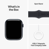 Apple Watch Series 9 Aluminum Case with Storm Blue Sport Band 45mm (GPS)