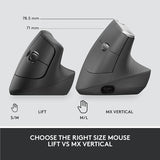 Logitech Lift Vertical Ergonomic Mouse
