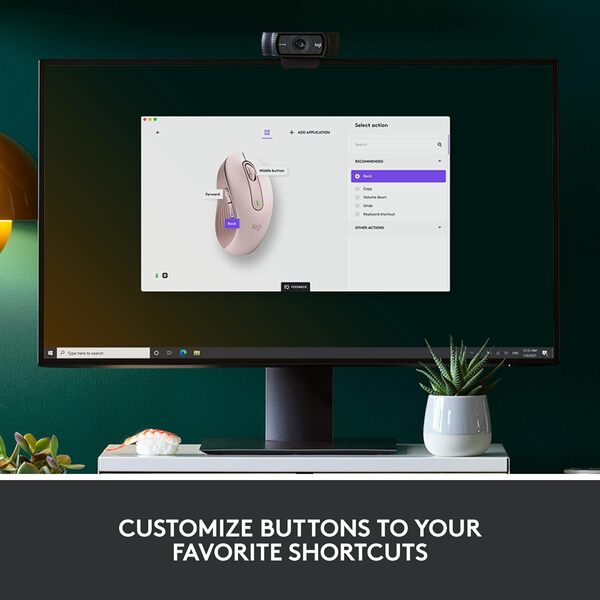 Logitech Signature M650 L Right Full Size Wireless Mouse - For Large Sized Hands, Multi-Device, Silent Clicks, Customizable Side Buttons, Bluetooth, for PC/Mac - DokanTech #
