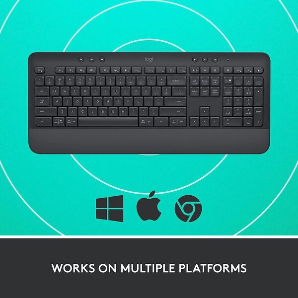 لوحة مفاتيح لوجيتك سيجنتشر K650 - أسود 