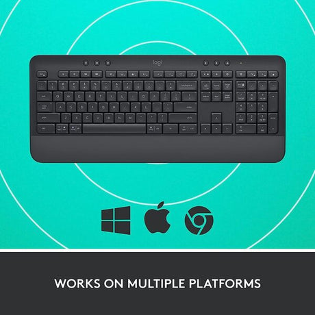 Logitech Signature K650 Keyboard - Black - DokanTech #