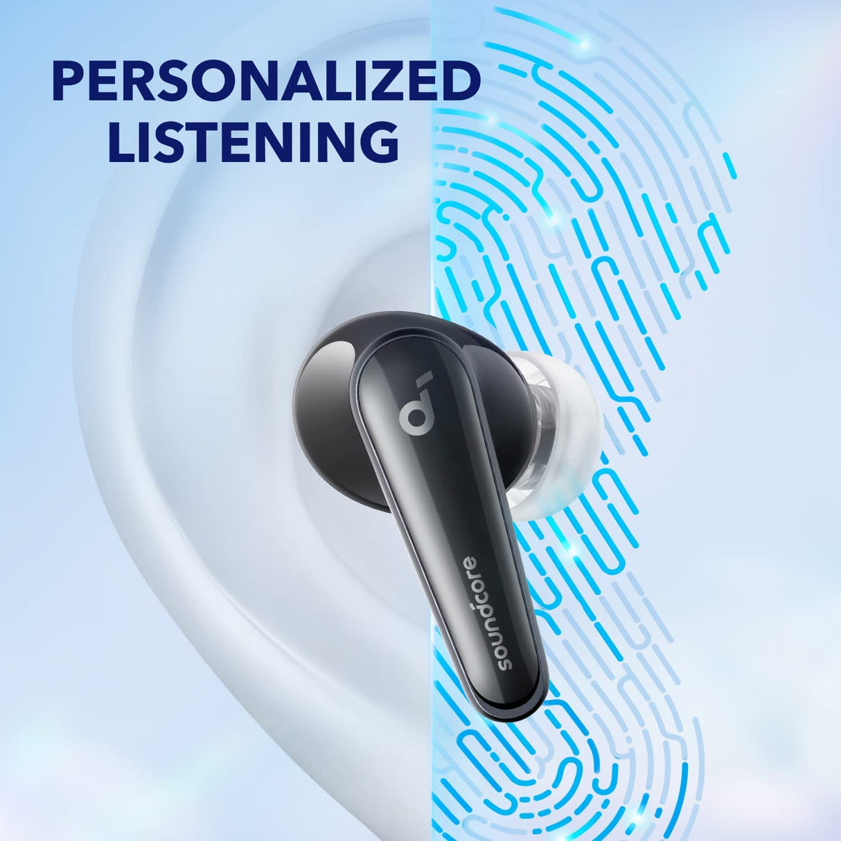 Soundcore by Anker Liberty 4, Noise Cancelling Earbuds, True Wireless Earbuds with ACAA 3.0, Dual Dynamic Drivers for Hi-Res Premium Sound, Spatial Audio with Dual Modes