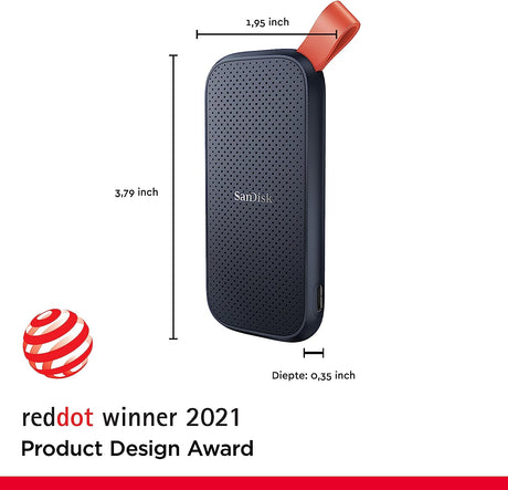 SanDisk Extreme portable SSD 480GB – IP55 resistant