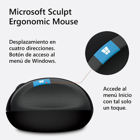 Microsoft Sculpt ergonomic mouse – BlueTrack sensor