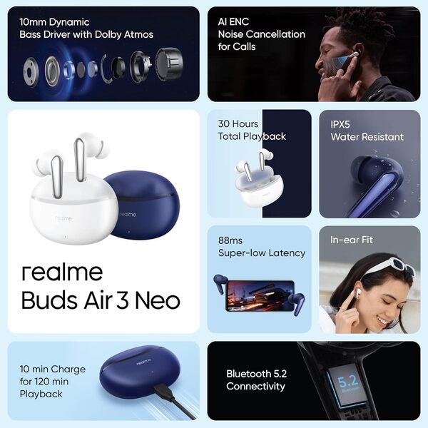 Realme Buds Air 3 Neo - DokanTech #