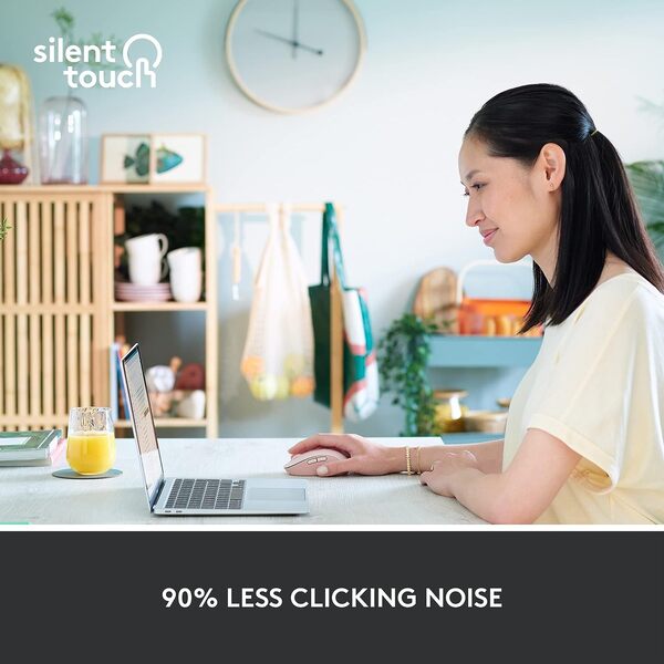 Logitech Signature M650 L Right Full Size Wireless Mouse - For Large Sized Hands, Multi-Device, Silent Clicks, Customizable Side Buttons, Bluetooth, for PC/Mac - DokanTech #