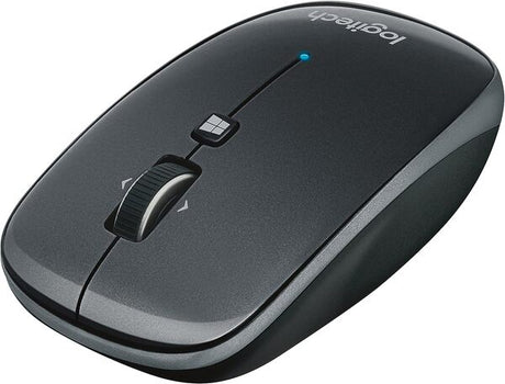 Logitech M557 Bluetooth wireless mouse – in use lifestyle