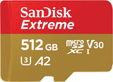 SanDisk Extreme 512GB 190/130MB/s Micro