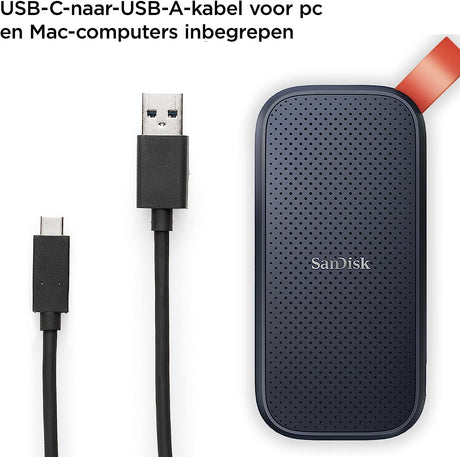SanDisk Extreme portable SSD 480GB – USB-C connection