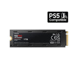 Samsung 980 Pro PCIe4.0 NVME M.2 SSD بسرعة 7000 ميجابايت/ثانية وسعة 1 تيرابايت مع مبدد حراري 