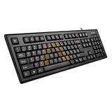 A4Tech KRS-85 USB Keyboard – Ergonomic Natural_A Design with FN Hotkeys-Dokkantech