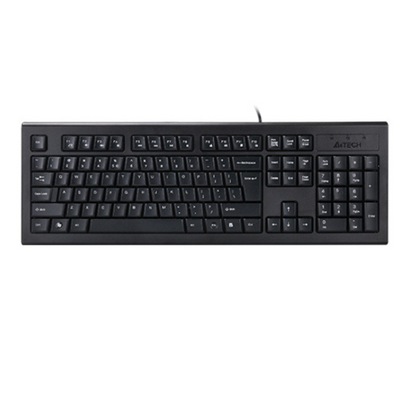 A4Tech KRS-85 USB wired keyboard ergonomic Natural-A with FN hotkeys – front view