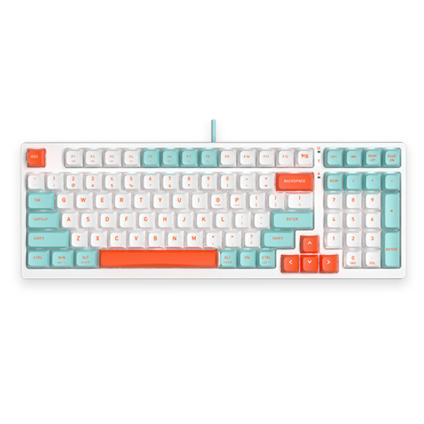 A4Tech FS300 Hot-Swappable Mechanical Keyboard – Panda Rock/Snorkel-Dokkantech