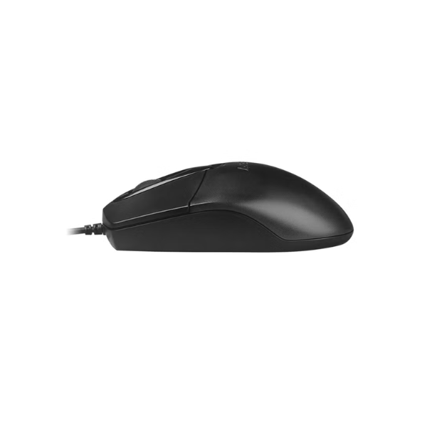 A4Tech OP-720S Silent Click 1200 DPI Optical Wired Mouse - Black - Dokkantech