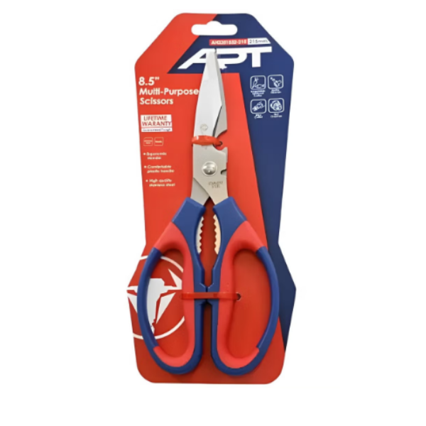 APT 215mm Multi-Purpose Scissors Stainless Steel 8.5" - DokanTech #