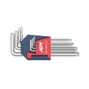 APT allen key torx long set T10-T50 – front view