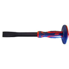 APT cold flat chisel 18F 350mm double color handle – front view