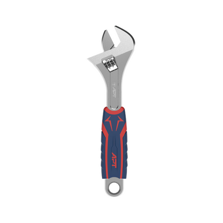 APT Adjustable Wrench Ergo Handle 2 Color CR-V Chrome Plated 200mm - DokanTech #