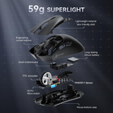 ATTACKSHARKR1Tri-ModeWirelessGamingMouse_PAW3311SuperlightBlackDesign-DokkanTech
