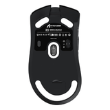 ATTACKSHARKR1Tri-ModeWirelessGamingMouse_PAW3311SuperlightBlackUnderView-DokkanTech