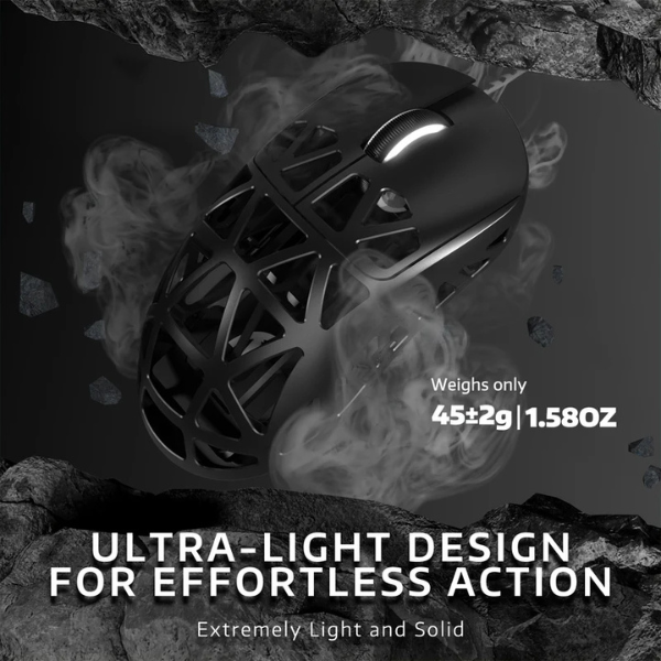 ATTACKSHARKR2MagnesiumAlloyTri-ModeGamingMouse_PAW39508KSuperlightBlackDesign-DokkanTech
