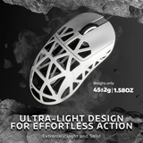 ATTACKSHARKR2MagnesiumAlloyTri-ModeGamingMouse_PAW39508KSuperlightWhiteDesign-DokkanTech