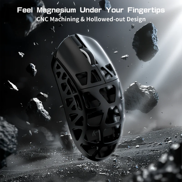 ATTACKSHARKR3MagnesiumAlloyTri-ModeGamingMouse_PAW33958KSuperlightBlackDesign-DokkanTech