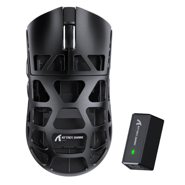 ATTACKSHARKR3MagnesiumAlloyTri-ModeGamingMouse_PAW33958KSuperlightBlackMain-DokkanTech