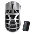 ATTACK SHARK R3 magnesium alloy tri-mode gaming mouse in silver grey, main product view