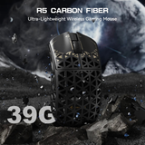 ATTACKSHARKR5ULTRACarbonFiberTri-ModeGamingMouse_PAW3950MAX8KSuperlightBlackDesign-DokkanTech