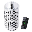 ATTACK SHARK R5 ULTRA carbon fiber tri-mode gaming mouse in white, main product view