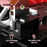 ATTACKSHARKV3PROUltra-LightTri-ModeGamingMousewithRGBMagneticChargingDockBlackMicroSwitch-DokkanTech