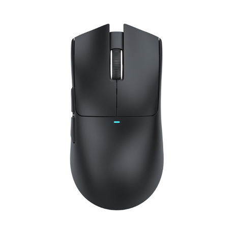 ATTACKSHARKX11WirelessGamingMousewithChargingDockBlackFrontView-DokkanTech